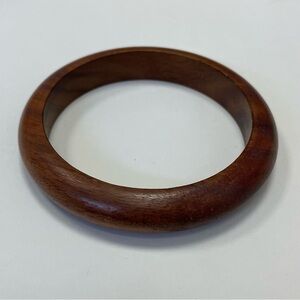 NWOT Brown Wood Bangle Bracelet